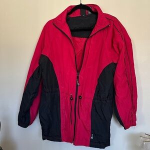 JCPenney Red and Black Olympic Windbreaker